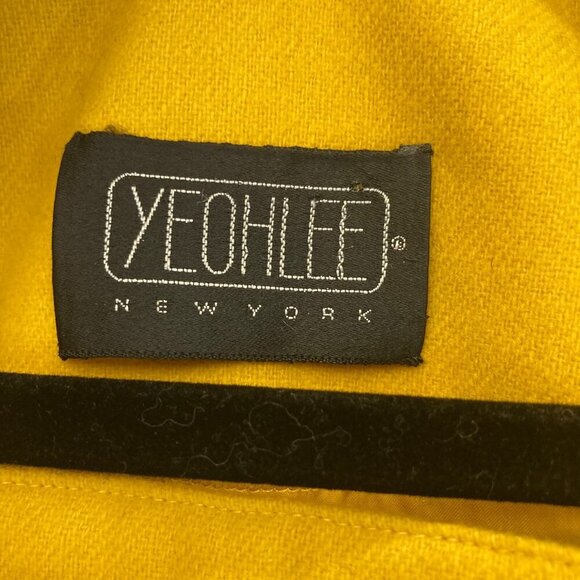 Vintage Yeohlee New York Wool Blazer Jacket Womens Size 6 Yellow USA Old Money - Picture 5 of 16
